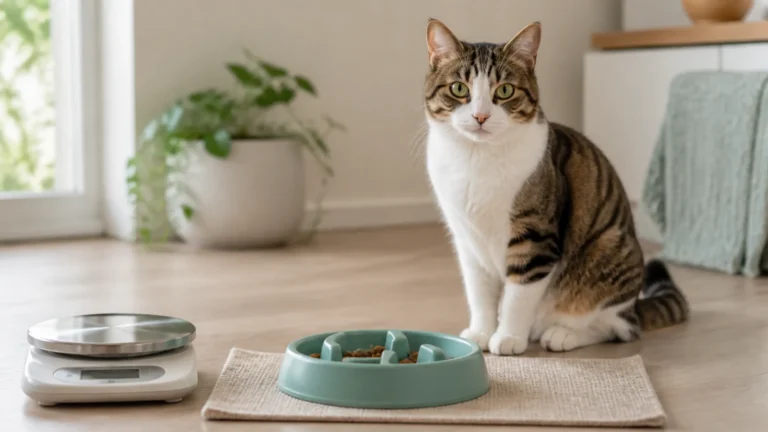 Weight-Loss Cat Food: Safe Calories and Slow Progress